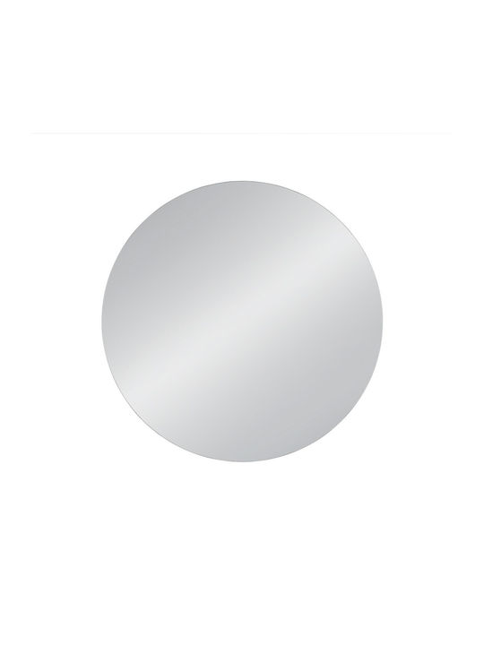 Mirrors & More Кръгло Банско Огледало LED 60x60см Прозрачен