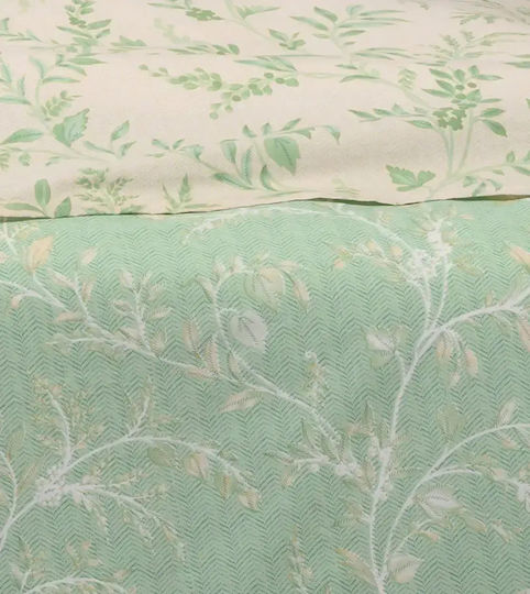 Melinen Sienna Set Cearceafuri de Pat King Size 260x270cm Sienna Forest (4 Bucăți)