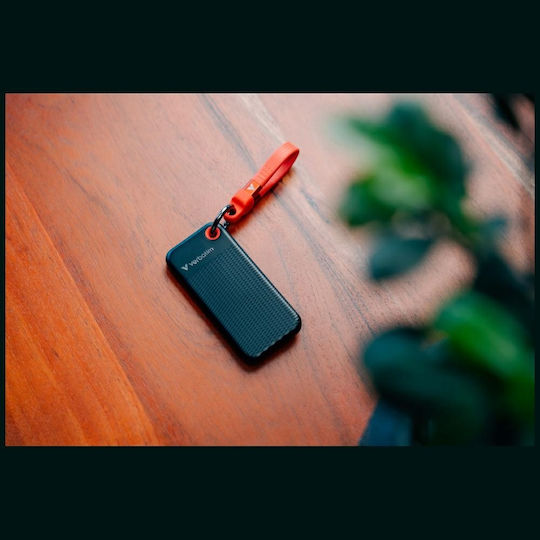 Verbatim Pocket USB 3.2 Externe Festplatte 256GB M.2 Schwarz / Rot
