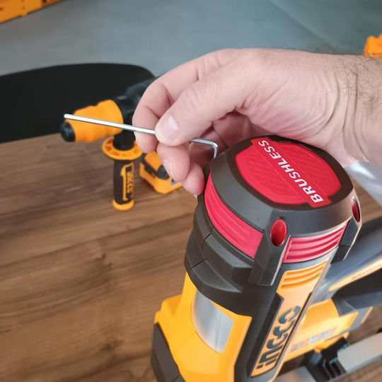 Ingco Battery Staple Gun 20V 2x4Ah for Nails