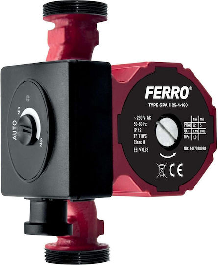 Weber Systems GPA II 25-4 Electronic Circulator Pump Hot Water Recirculation 180mm