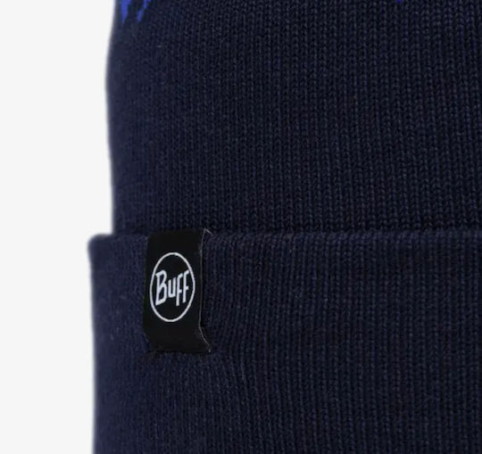 Tatik Beanie Unisex Knitted Beanie in Blue Colour
