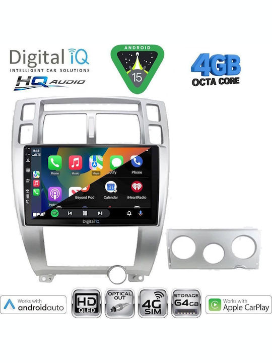 Digital IQ Car Audio System for Hyundai Matrix 2001-2010 (Bluetooth/USB/WiFi/GPS/Apple CarPlay/Android Auto) with 9" Touch Screen