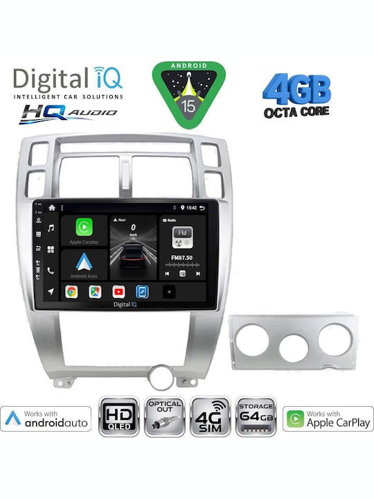 Digital IQ Car Audio System for Hyundai Matrix 2001-2010 (Bluetooth/USB/WiFi/GPS/Apple CarPlay/Android Auto) with 9" Touch Screen
