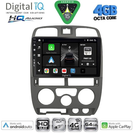 Digital IQ Ηχοσύστημα Αυτοκινήτου Isuzu D-Max 2002-2008 (Bluetooth/USB/WiFi/GPS/Apple-Carplay/Android-Auto) με Οθόνη Αφής 9"