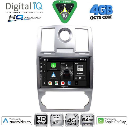 Digital IQ Car Audio System for Jeep Grand Cherokee 1999-2004 (Bluetooth/USB/WiFi/GPS/Apple CarPlay/Android Auto) with 9" Touch Screen