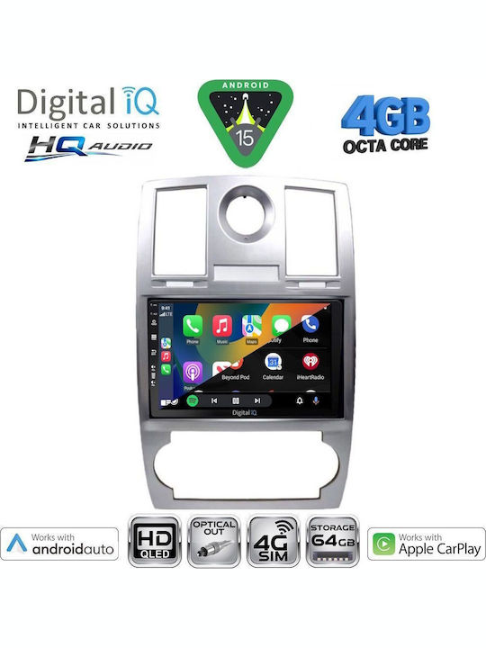 Digital IQ Car Audio System for Jeep Grand Cherokee 1999-2004 (Bluetooth/USB/WiFi/GPS/Apple CarPlay/Android Auto) with 9" Touch Screen