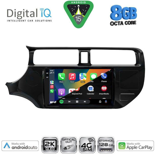 Digital IQ Ηχοσύστημα Αυτοκινήτου για Kia Picanto 2021 (Bluetooth/USB/WiFi/GPS/Apple-Carplay/Android-Auto) με Οθόνη Αφής 9"