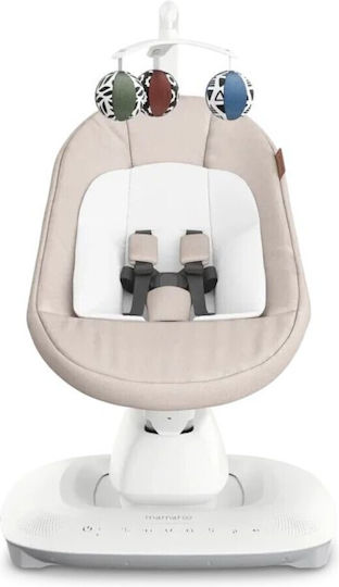 UPPAbaby Ηλεκτρικό Relax Μωρού Κούνια Mamaroo Smart με Μουσική Charlie Sand Melange για Παιδί έως 11.3kg