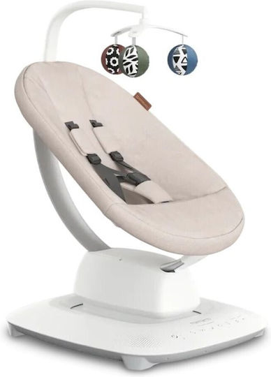 UPPAbaby Ηλεκτρικό Relax Μωρού Κούνια Mamaroo Smart με Μουσική Charlie Sand Melange για Παιδί έως 11.3kg