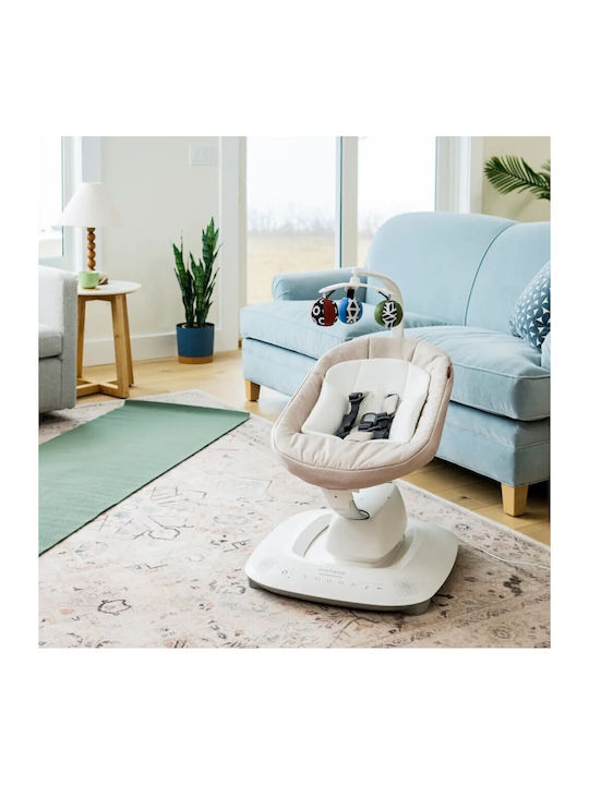 UPPAbaby Electric Baby Bouncer Swing Mamaroo Smart Wells Dark Taupe Mélange for Child up to 11.3kg