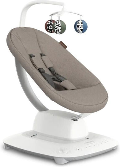 UPPAbaby Electric Baby Bouncer Swing Mamaroo Smart Wells Dark Taupe Mélange for Child up to 11.3kg