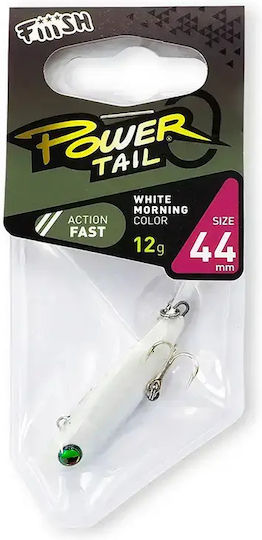 Fiiish Power Tail Momeli Artificiale 18gr Argintiu Cu Sclipici
