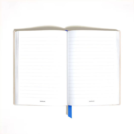 MontBlanc Caiet A5 cu Pagini Albe Alb (Personalizat)