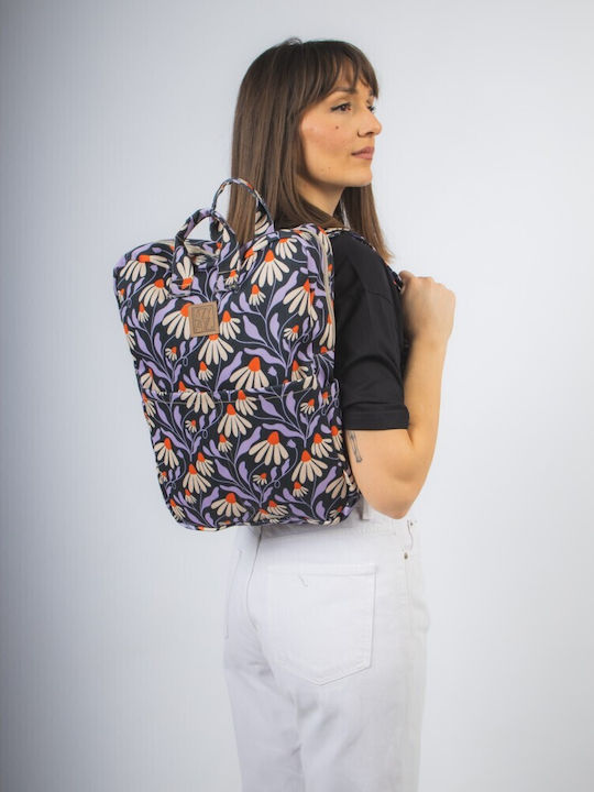 Leder Damen Handtasche Rucksack Mehrfarbig