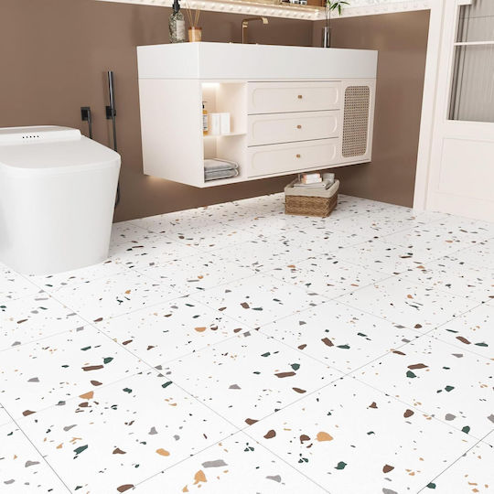 Автоключета Панел Винил Бял Pvc Yullpaper 30x30 См 24 Броя Баня