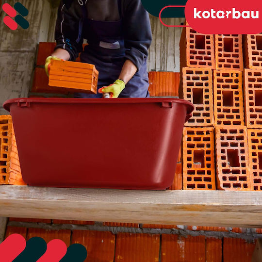 Kotarbau Plastic Mop Bucket Capacity 55lt Red
