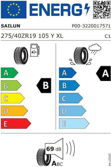 Sailun 275/40R19 105YY Лятна Автомобилна Гума