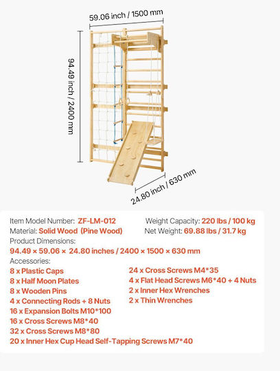 Vevor Slide with Climbing Surface
