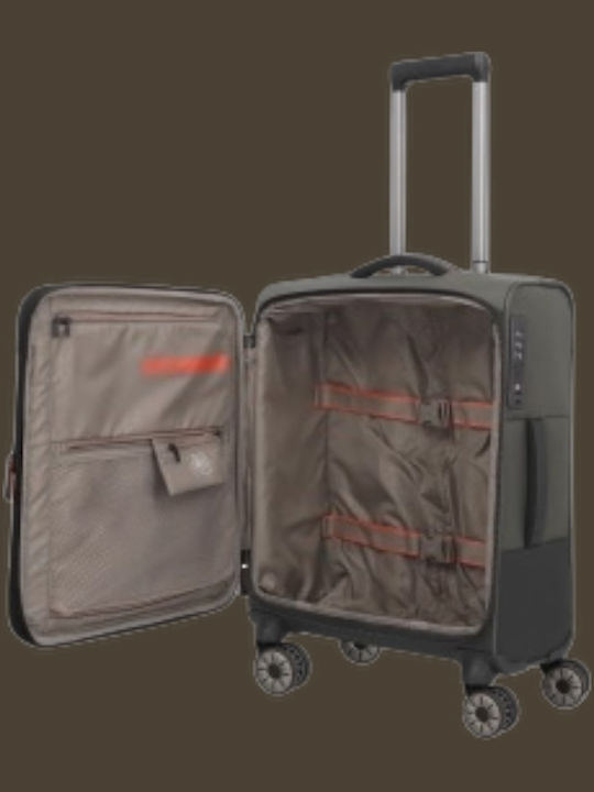 Travelite Βαλίτσα Ταξιδίου Καμπίνας Χακί με 2 Ρόδες Ύψους 54εκ.