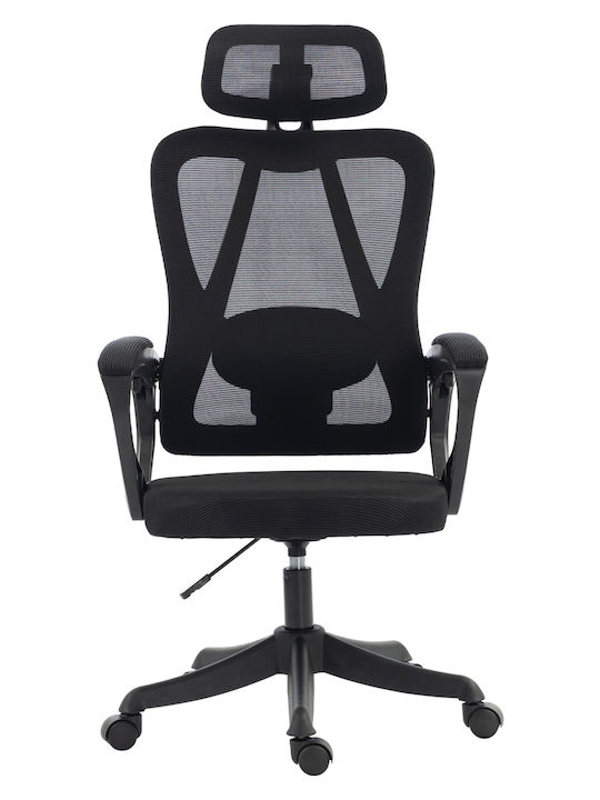 HomeMarkt Frantic Office Chair with Adjustable Black Arms