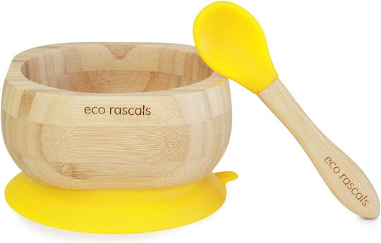 Eco Rascals Kids Food Bowl from Bamboo Beige