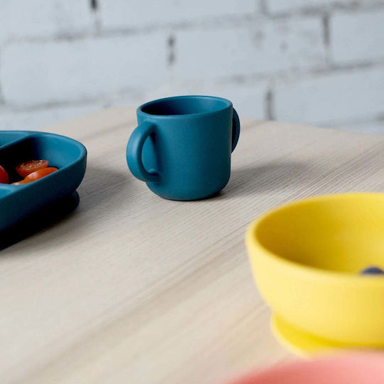 Ekobo Baby Sippy Cup Silicone with Handles Blue