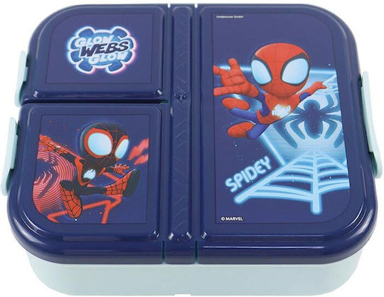 Gim Plastic Kids Food Container Spiderman 0.8lt