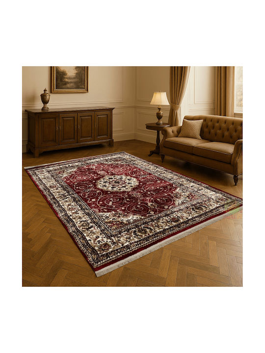 Modern Schlafzimmer-Teppichsets Burgundisch ANTIC-SET160-VIS 3 Stücke