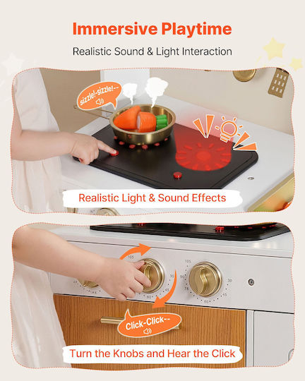 Vevor Wooden Kids Kitchen for Ages 8+