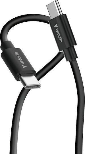 Verbatim USB 2.0 Cable USB-C Male - USB-C 60W Black 32391 2 Pieces