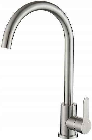Deante Chiuvetă Bucătărie Drop-In Inox cu Robinet 80x50cm Gri