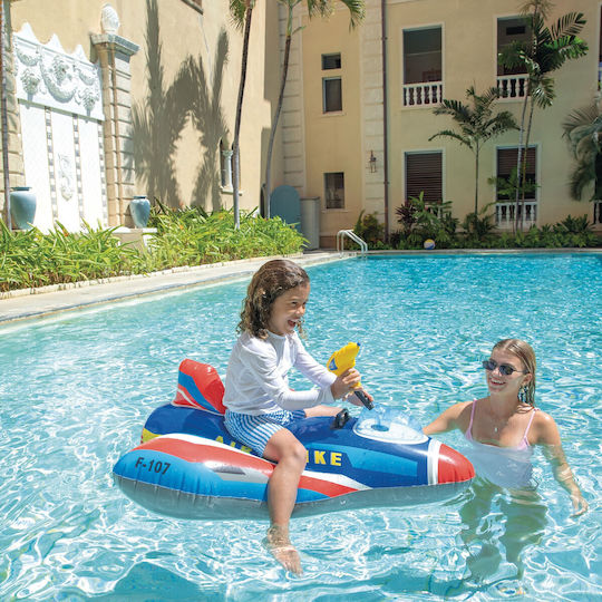 AMILA Swimtrainer Life Buoy with Diameter 117cm Red