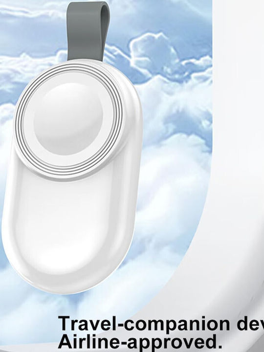 Încărcător Wireless Smartwatch Compatibil Apple Iwatch 1/9 Magnetic Tip-c Fără Cablu Direct La Dock Computer Alb