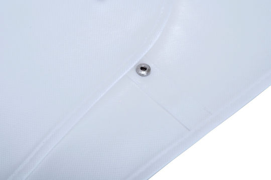 UnicUtil Husă De Depozitare Din Plastic Pentru Costum Haine Rochii În Culoare Albă 60x100cm