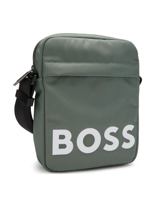 Geantă Pentru Bărbați De Umăr / Tip Crossbody Gri Verde