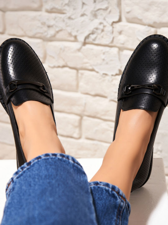 Women's Moccasins In Black Colour