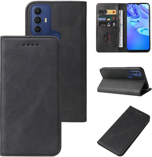 Tel1 Tcl 306 305 30 Se 30 E Husa Tip Book Cu Închidere Magnetică Neagră