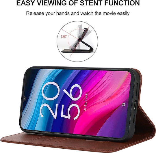 Tel1 Tcl 505 Magnetic Closure Book Case Brown