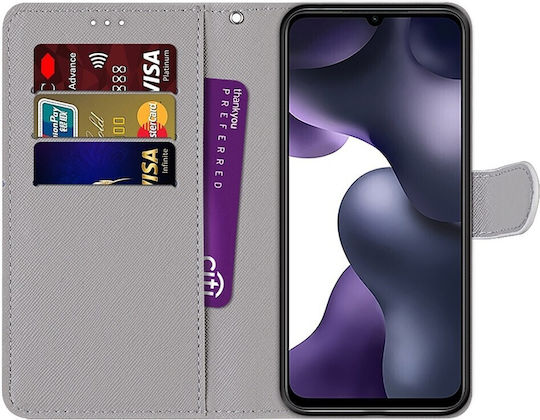 Tel1 Xiaomi Mi 10 Lite 5g Drawing Cross Θήκη Βιβλίο Σχέδιο