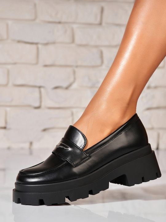 Damen Mokassins in Schwarz Farbe