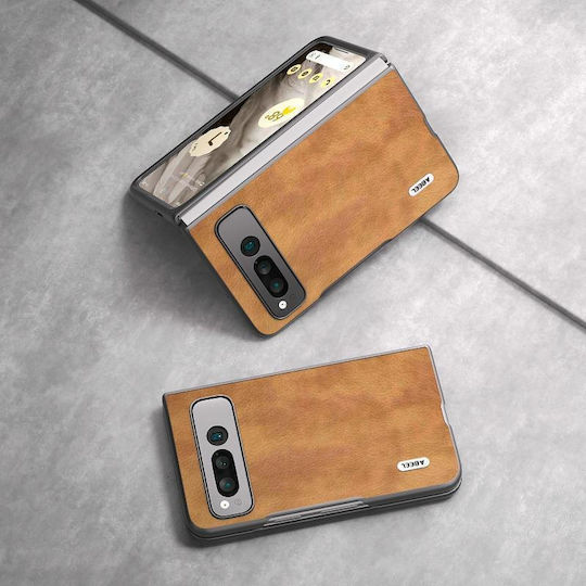 Ретро Задна Корица Кафява Google Pixel Fold