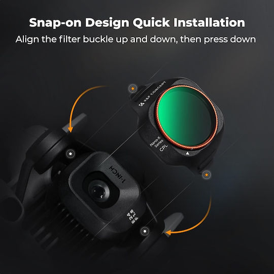 K&F Concept CPL Lens Filter for DJI Mini 5 Pro
