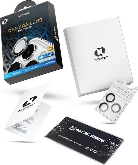 Nordic Metal Camera Lens Apple Iphone 16 Pro/16 Pro Max White Titanium