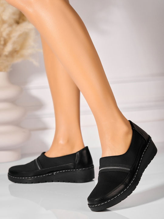 Women's Moccasins In Black Colour