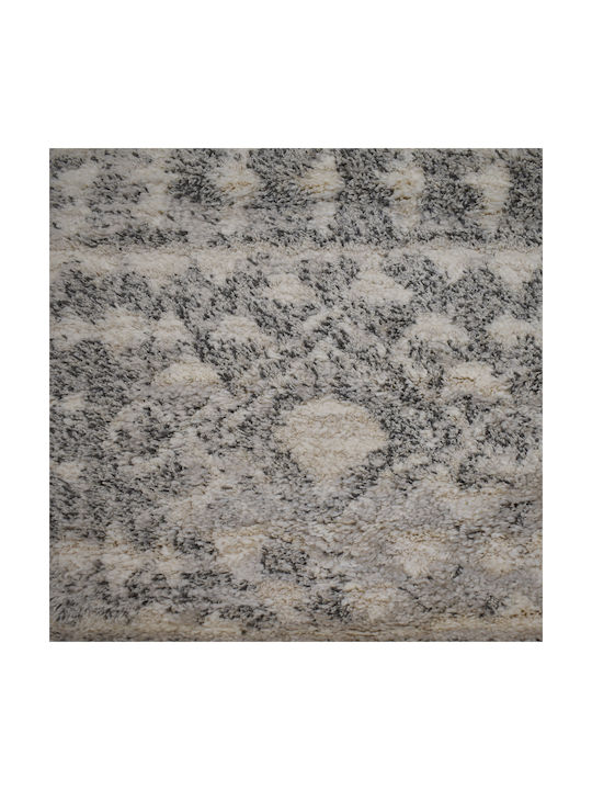 Shaggy Geometric Χαλί Ορθογώνιο L.grey/cream 240x300cm