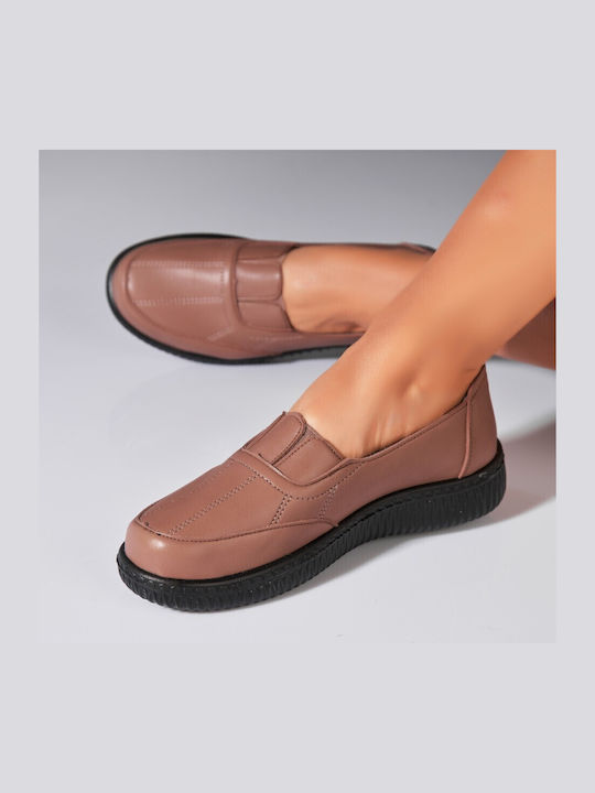 Mocasini Dama În Culoare Kaki