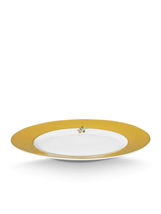 PiP Studio Lily & Lotus Πιάτο Ρηχό από Πορσελάνη Πολύχρωμο 23cm