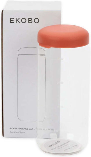 Ekobo Pronto Plastic Pink Lunch Box 1lt