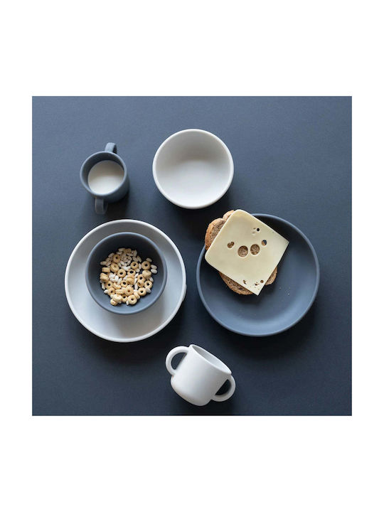 Ekobo Cloud Round Gray Serving Bowl